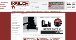 Desktop Screenshot of krejcikshop.at