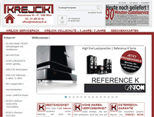 Tablet Screenshot of krejcikshop.at